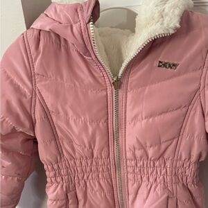 DKNY Pink Girls Winter Jacket